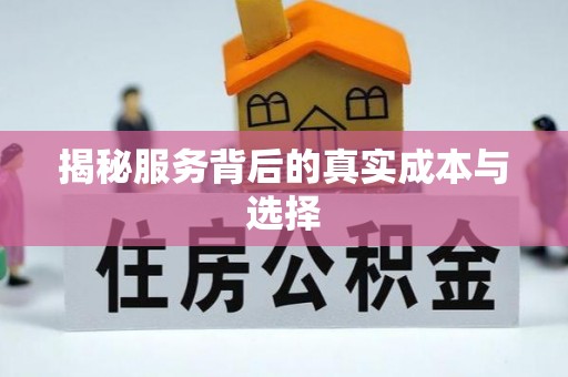 富顺揭秘服务背后的真实成本与选择