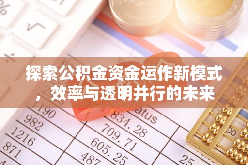 富顺探索公积金资金运作新模式，效率与透明并行的未来