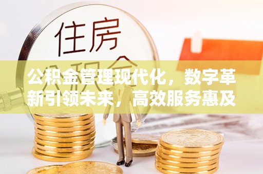 富顺公积金管理现代化，数字革新引领未来，高效服务惠及民生