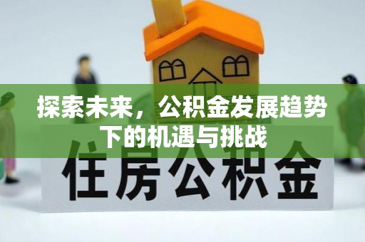 富顺探索未来，公积金发展趋势下的机遇与挑战