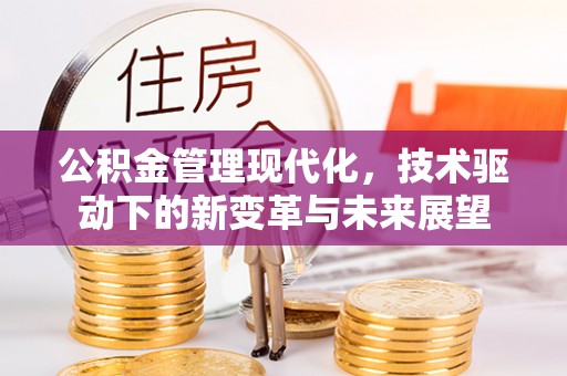 富顺公积金管理现代化，技术驱动下的新变革与未来展望