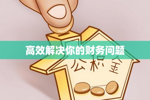 富顺高效解决你的财务问题